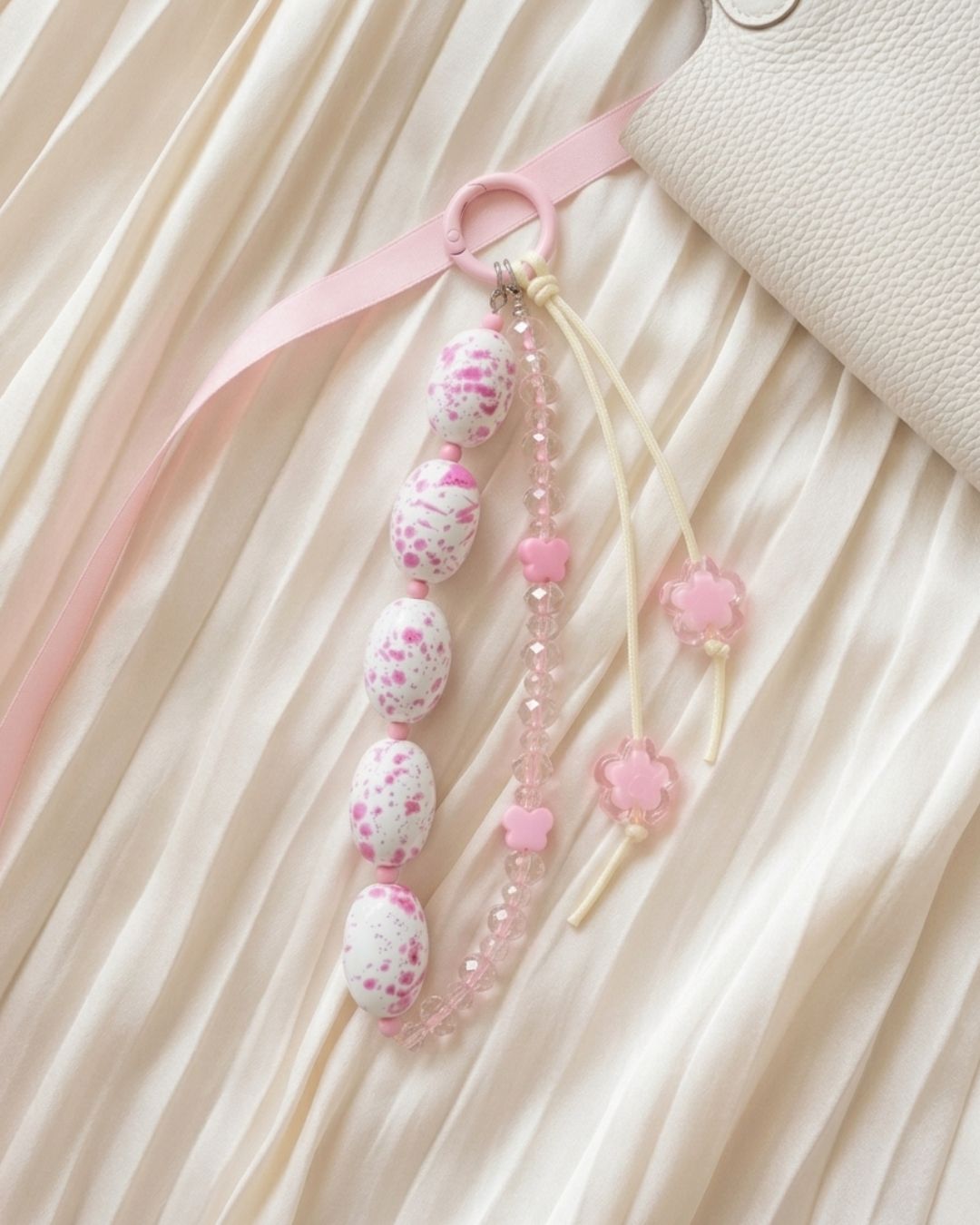Pink Orchid Charm