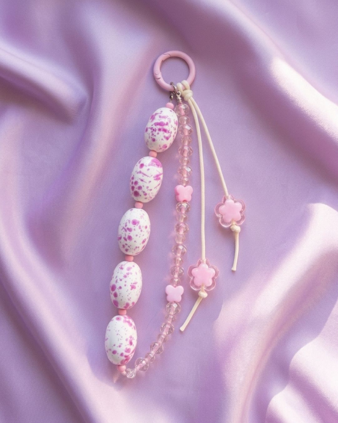 Pink Orchid Charm
