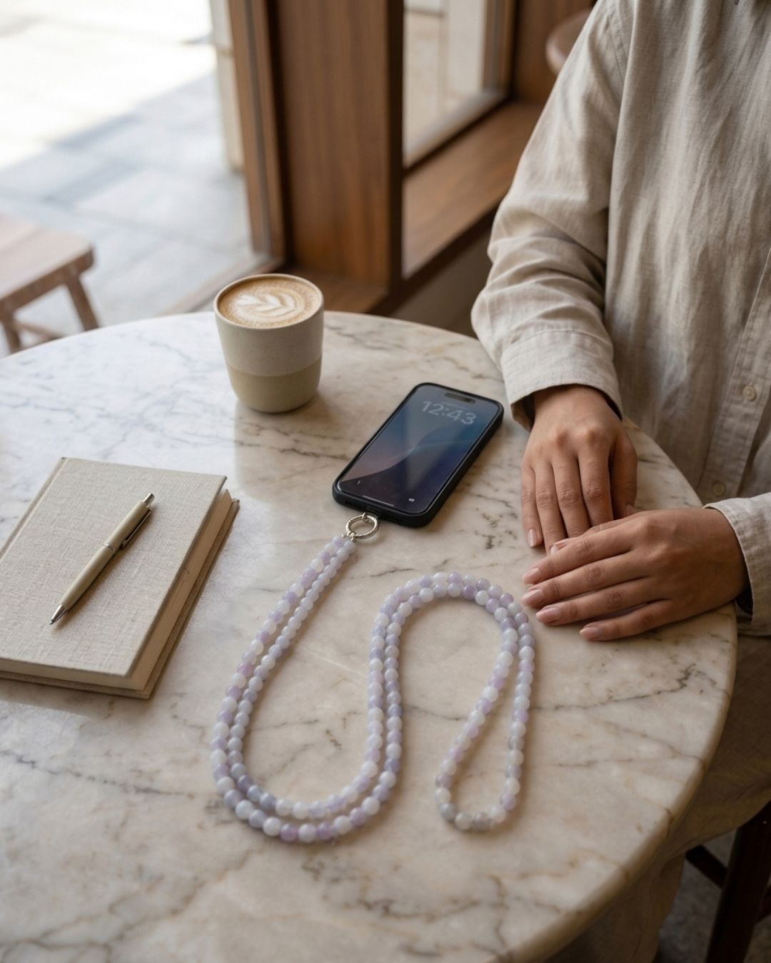 Lilac Whisper Lanyard